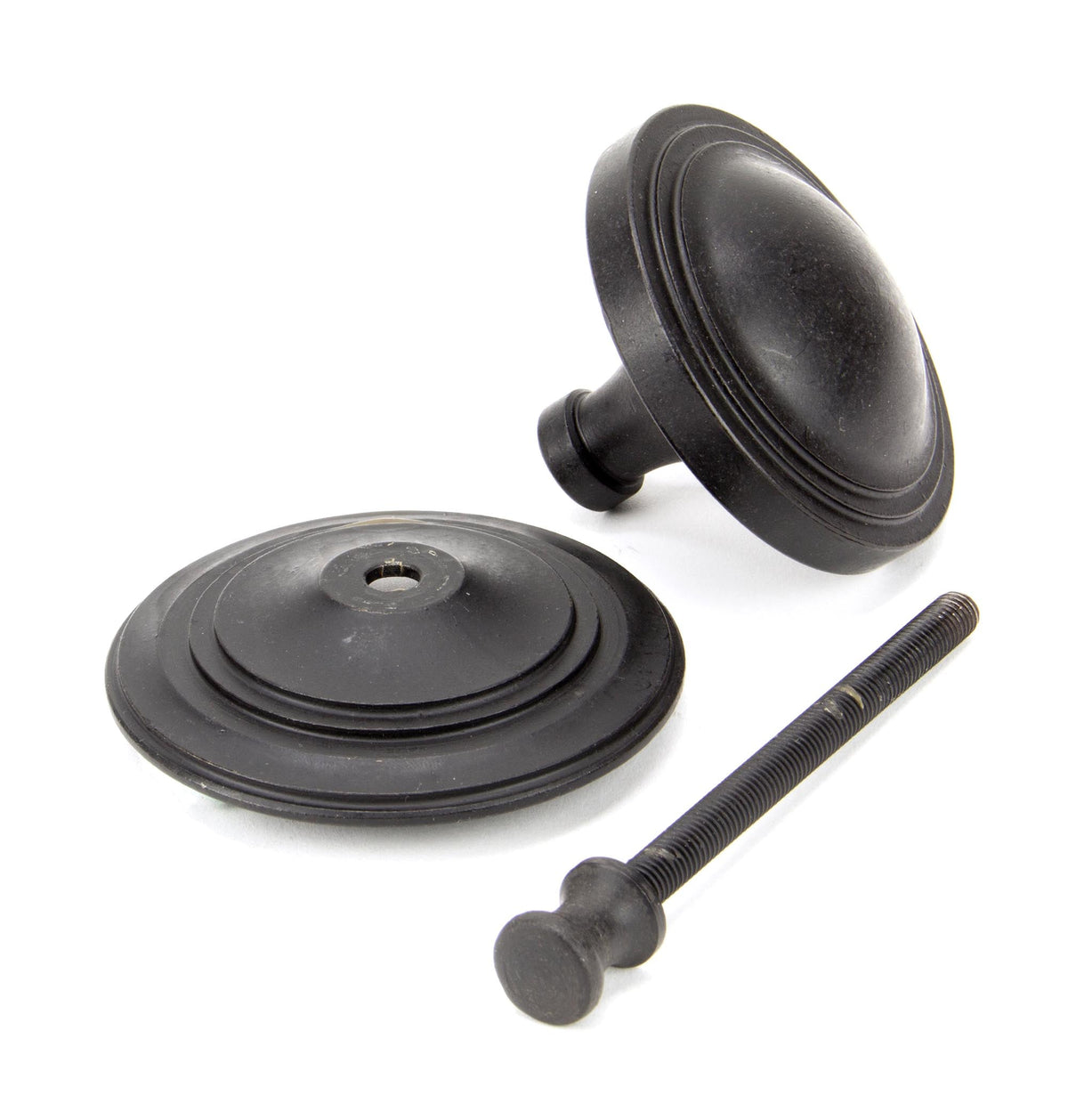 Art Deco Centre Door Knob by From The Anvil
