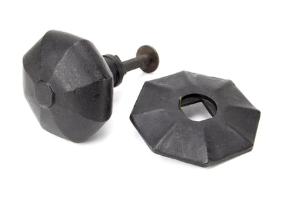 Octagonal Centre Door Knob by From The Anvil