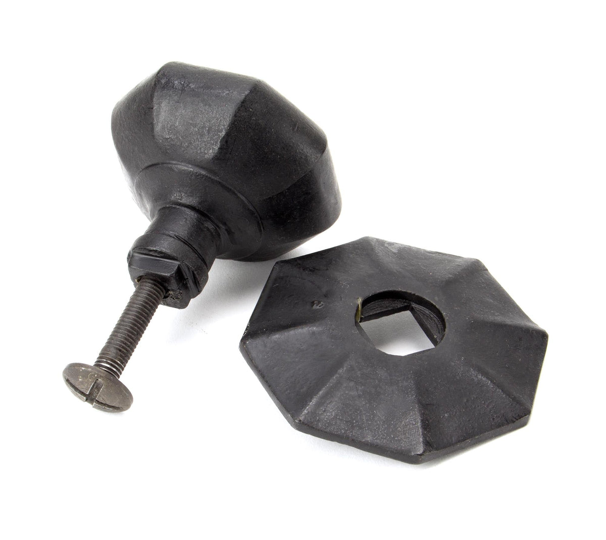 Octagonal Centre Door Knob by From The Anvil
