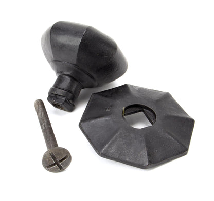 Octagonal Centre Door Knob by From The Anvil