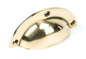 From The Anvil's Aged Brass Plain Drawer Pull