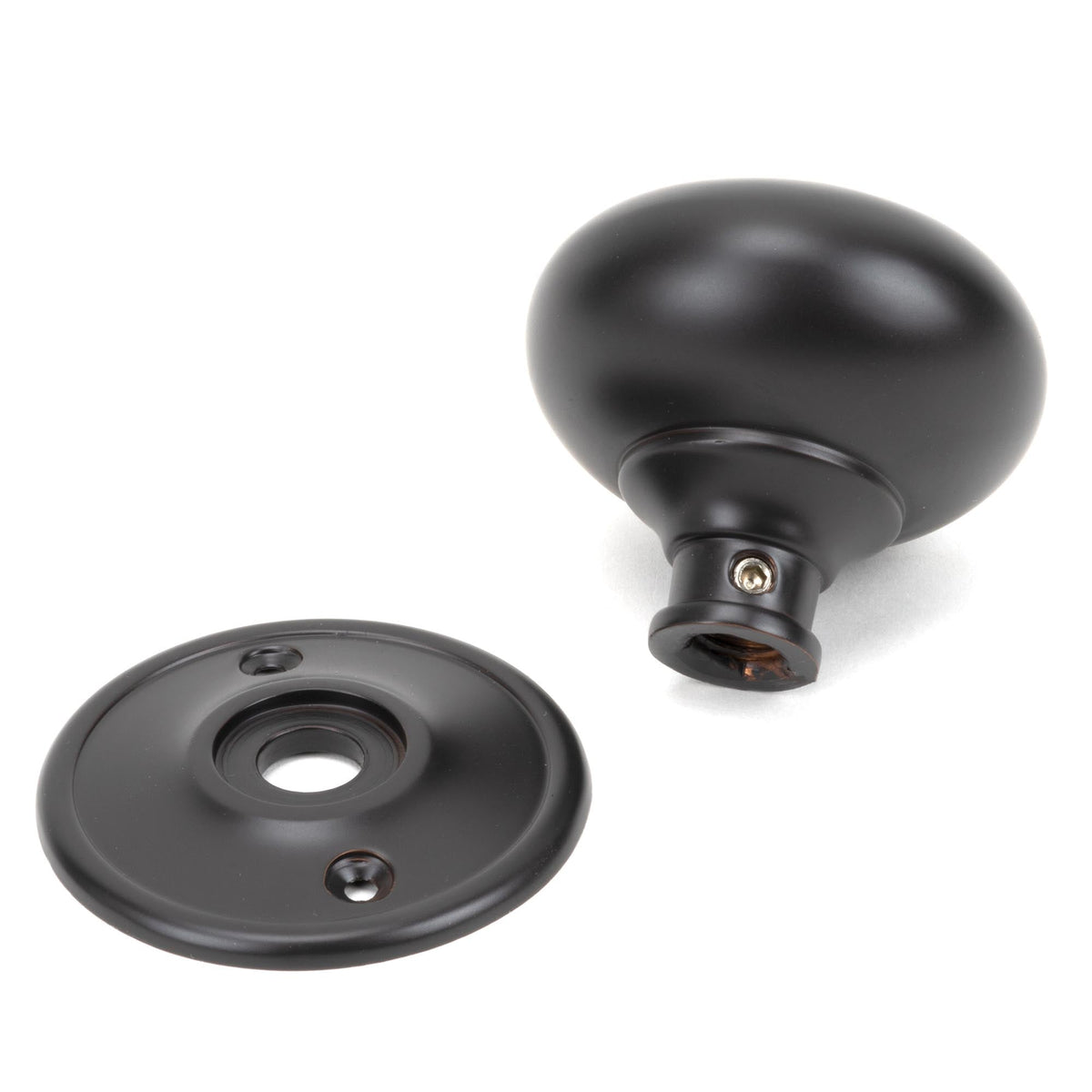 Mushroom Mortice/Rim Knob Set - Large by From The Anvil