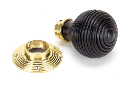 Wooden Beehive Mortice/Rim Knob Set by From The Anvil