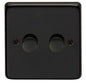 From The Anvil's Matt Black LED Dimmer Switch