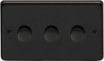 From The Anvil's Matt Black LED Dimmer Switch