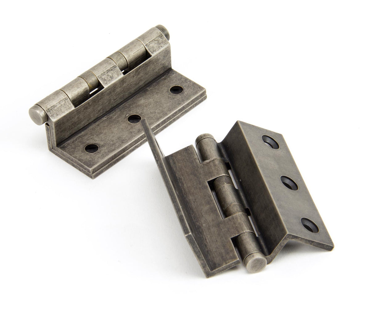 2 ½'' Stormproof Hinge 1951 (pair) by From The Anvil