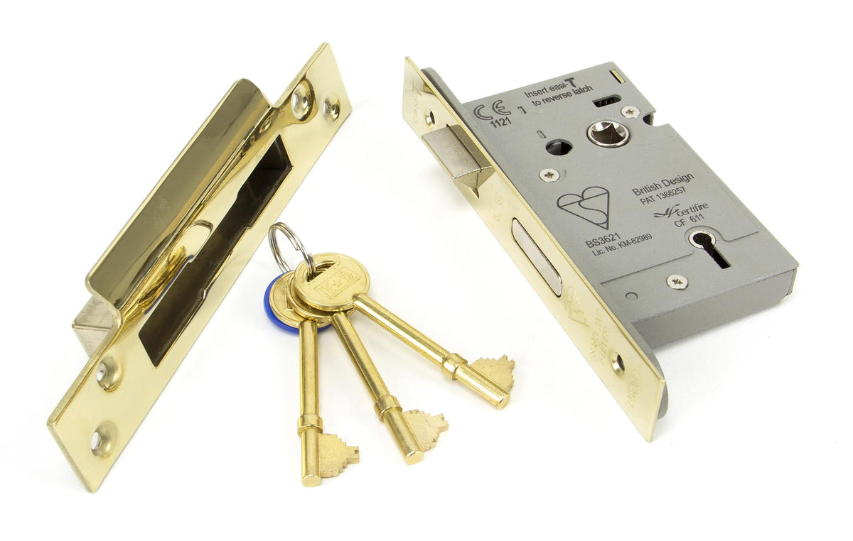 5 Lever Heavy Duty BS Sash Lock KA by From The Anvil