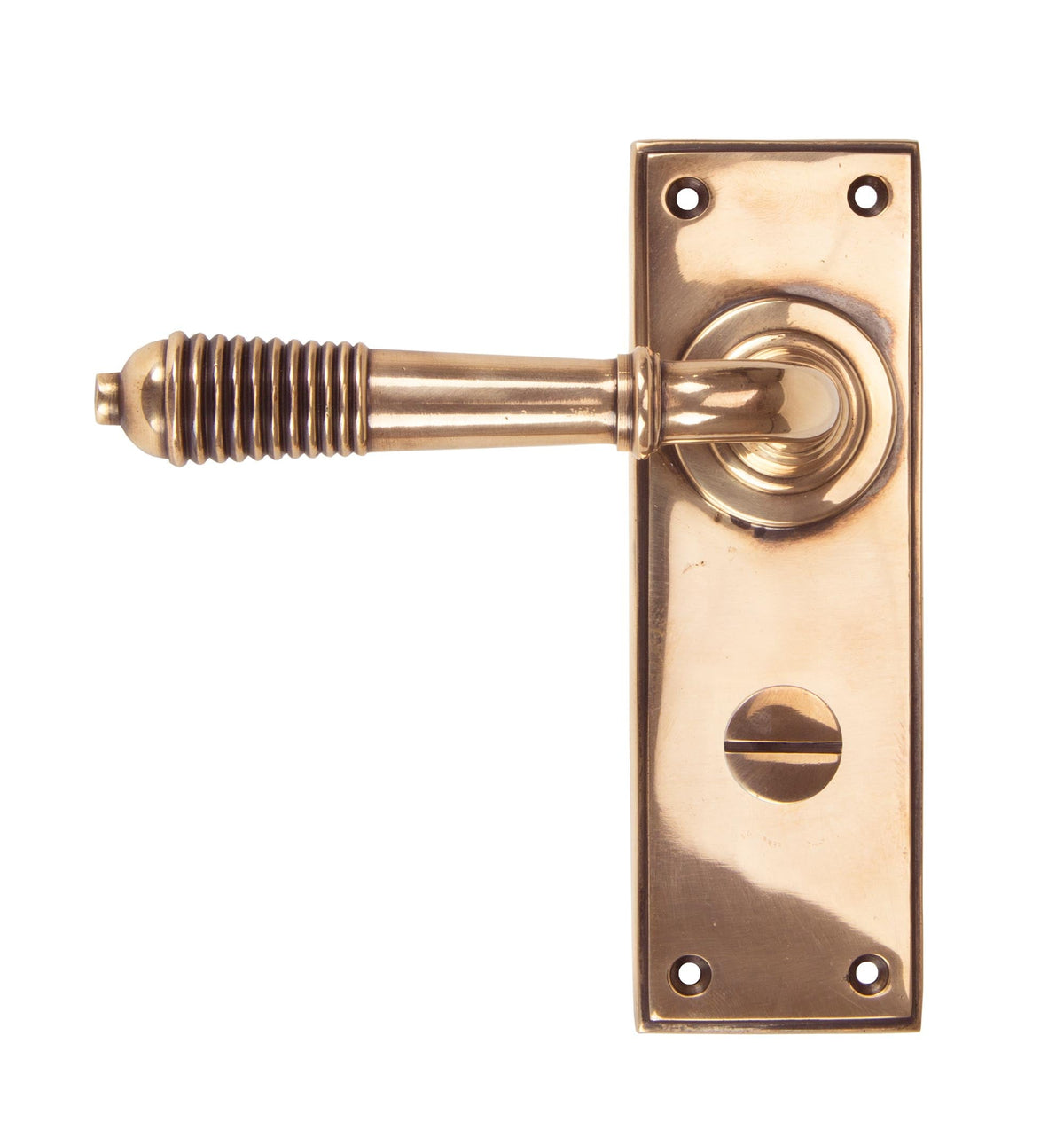 Reeded Lever Bathroom Set by From The Anvil