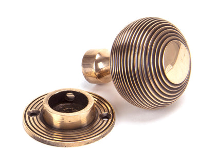 Heavy Beehive Mortice/Rim Knob Set by From The Anvil