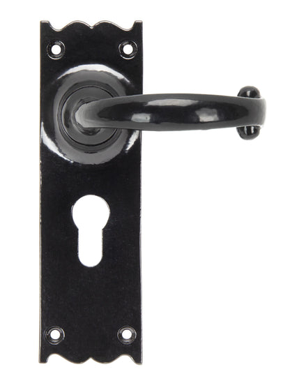 Cottage Lever Euro Lock Set by From The Anvil