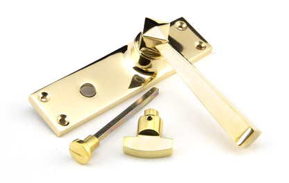 Straight Lever Bathroom Set by From The Anvil