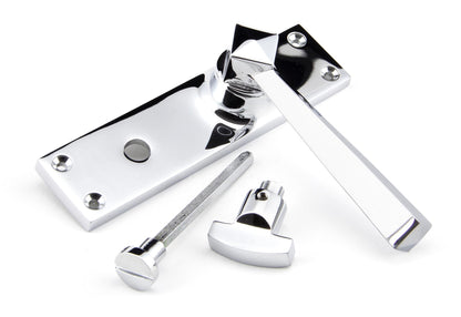 Straight Lever Bathroom Set by From The Anvil
