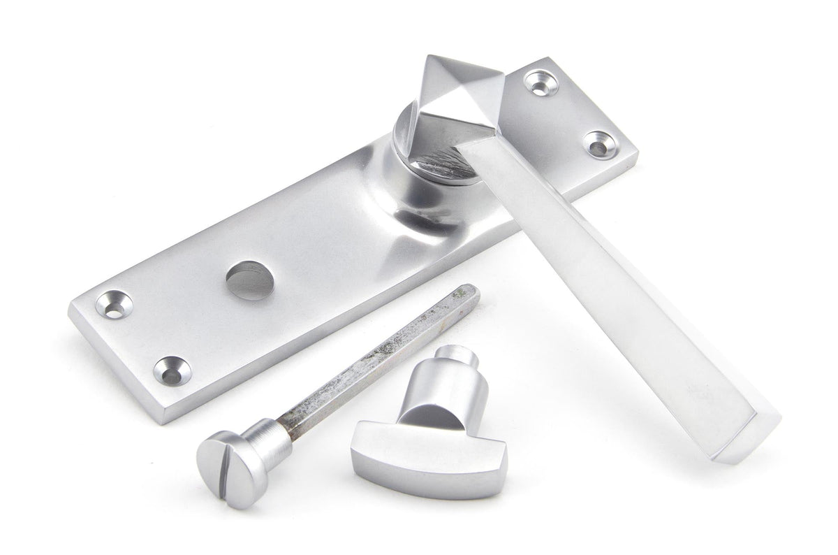 Straight Lever Bathroom Set by From The Anvil