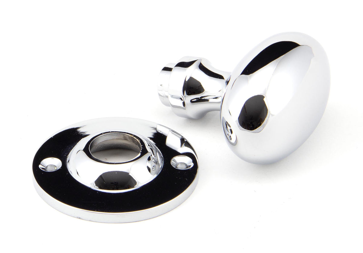 Oval Mortice/Rim Knob Set by From The Anvil