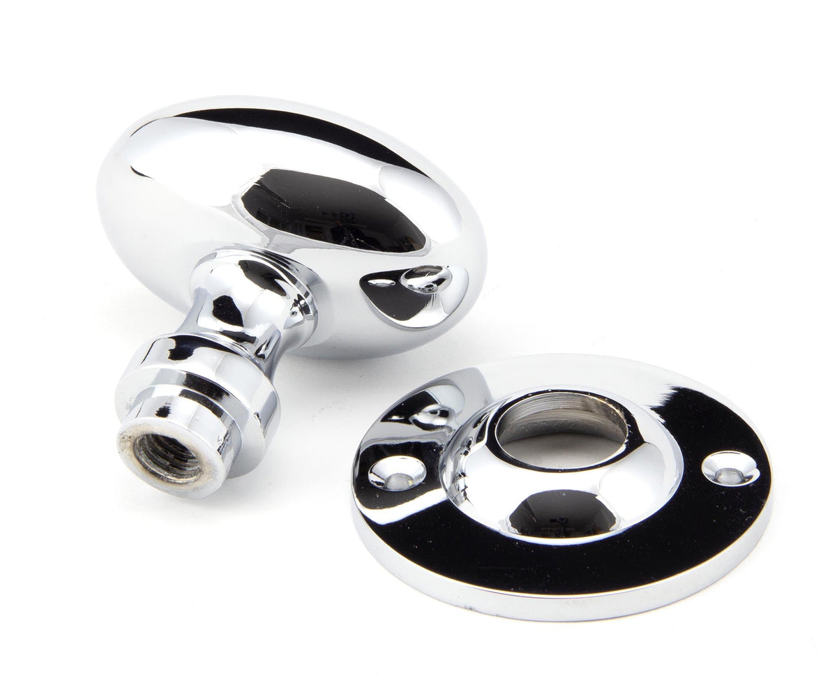 Oval Mortice/Rim Knob Set by From The Anvil