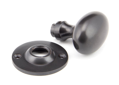 Oval Mortice/Rim Knob Set by From The Anvil