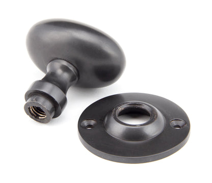 Oval Mortice/Rim Knob Set by From The Anvil