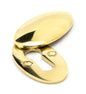 From The Anvil's Polished Brass Oval Escutcheon
