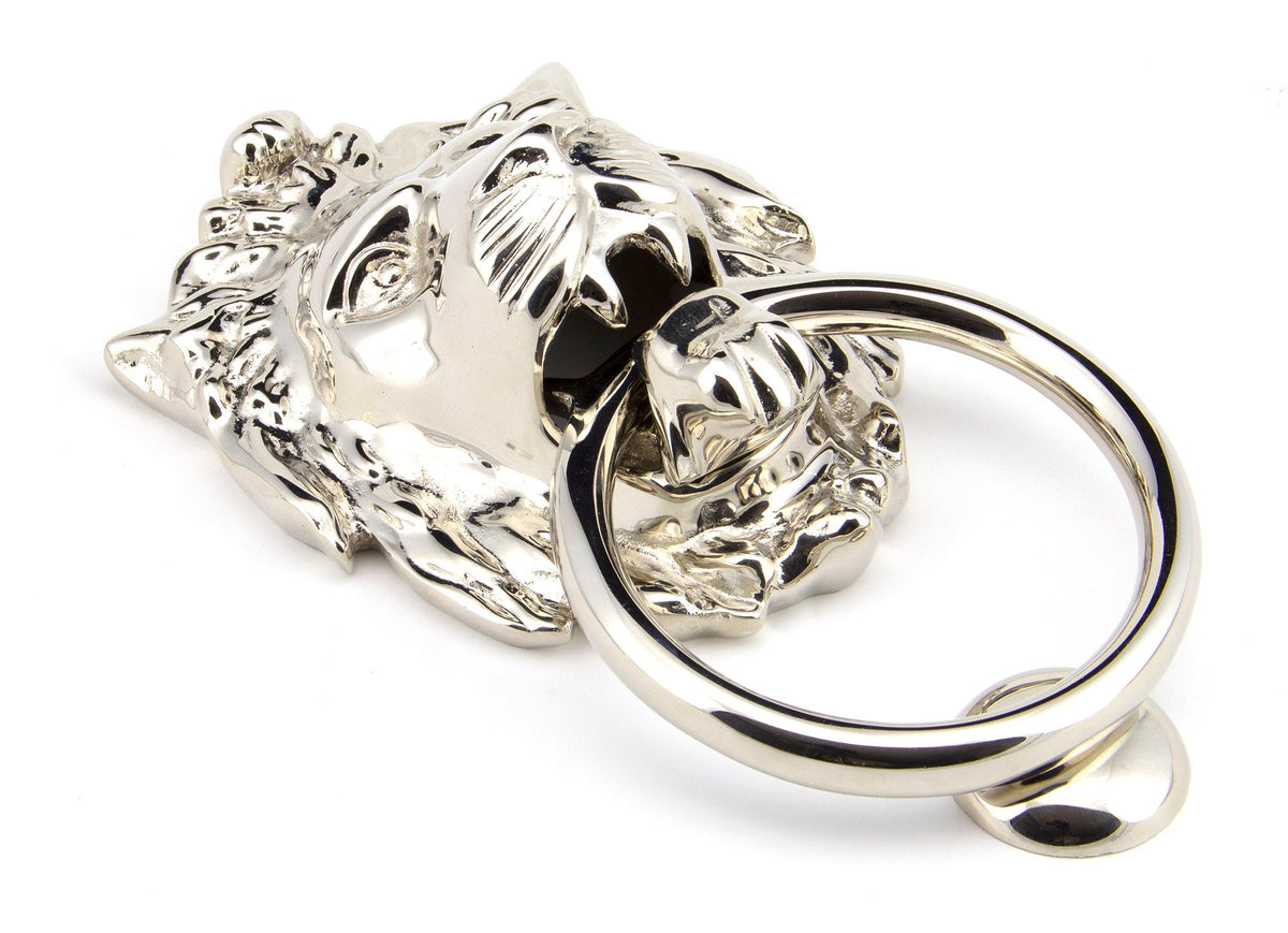 Lion Head Door Knocker by From The Anvil
