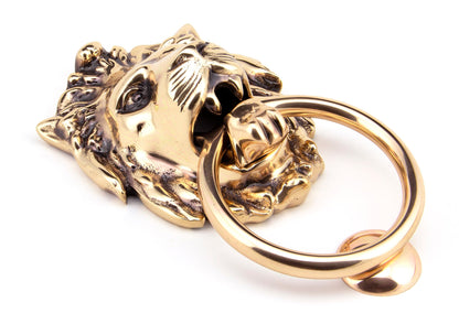 Lion Head Door Knocker by From The Anvil