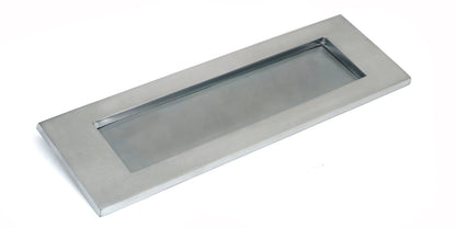 From The Anvil's Satin Chrome Letter Plate