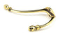 From The Anvil's Aged Brass Hat & Coat Hook