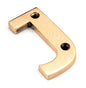 From The Anvil's Polished Bronze Polished Bronze Letter
