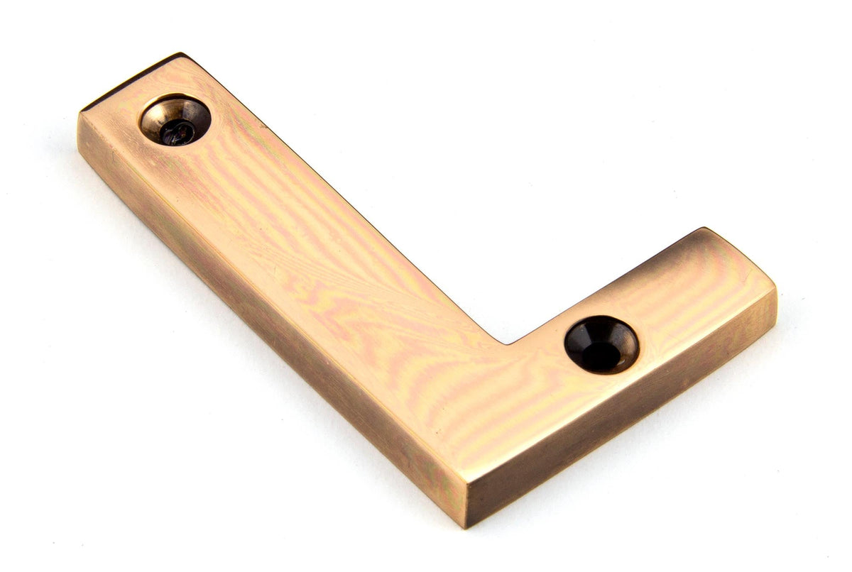 From The Anvil's Polished Bronze Polished Bronze Letter