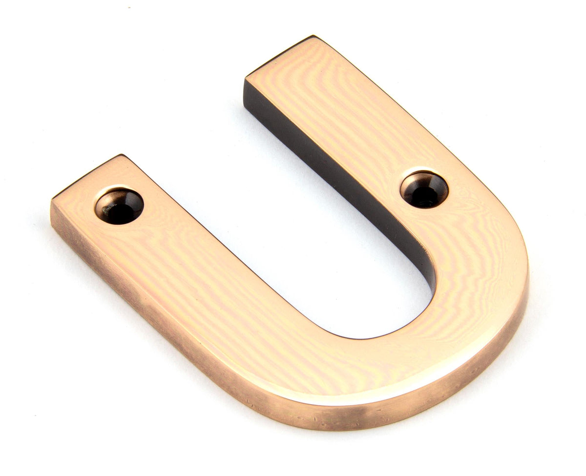 From The Anvil's Polished Bronze Polished Bronze Letter