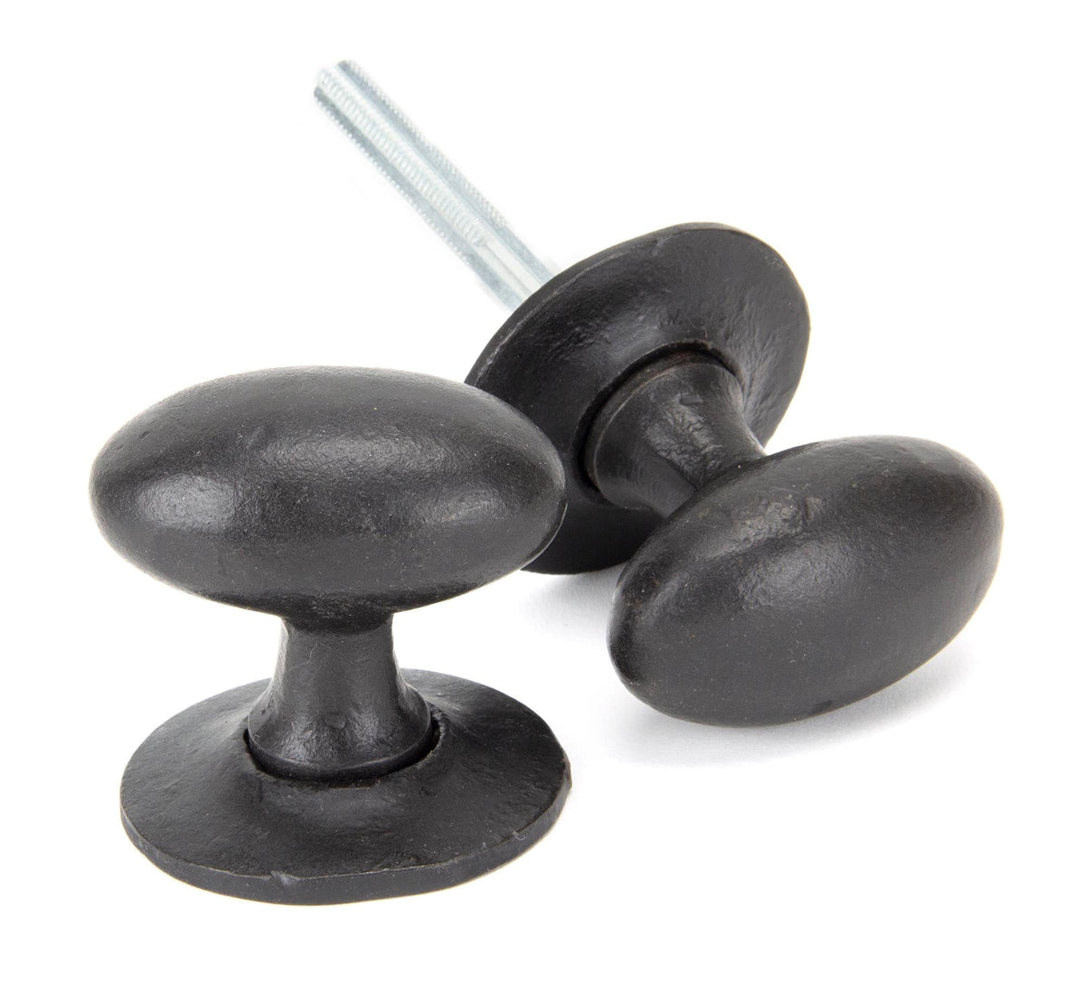 Oval Mortice/Rim Knob Set by From The Anvil
