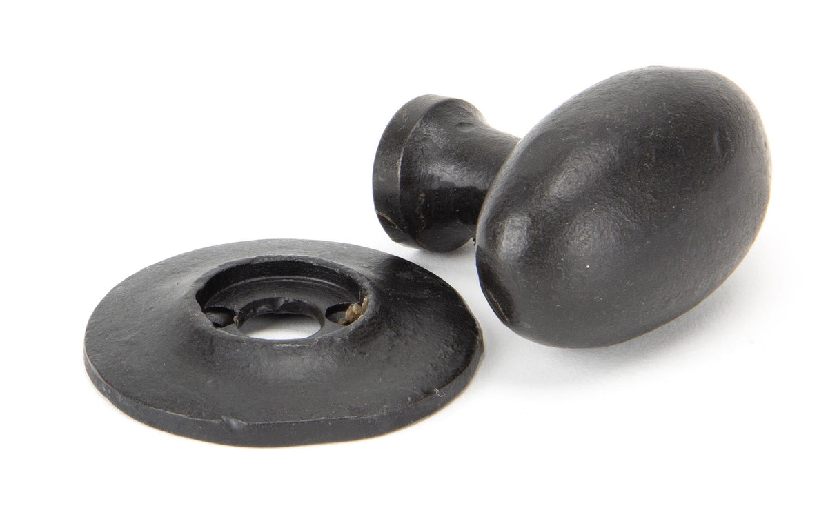 Oval Mortice/Rim Knob Set by From The Anvil