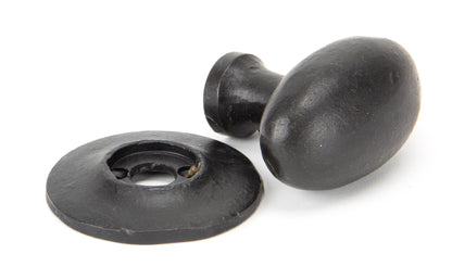 Oval Mortice/Rim Knob Set by From The Anvil