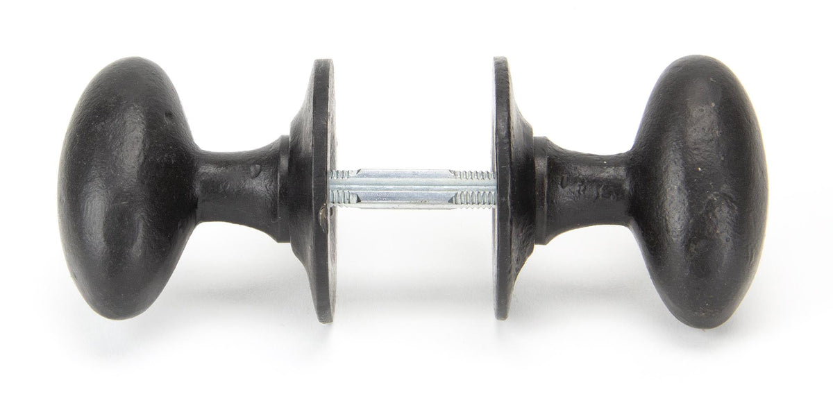 Oval Mortice/Rim Knob Set by From The Anvil