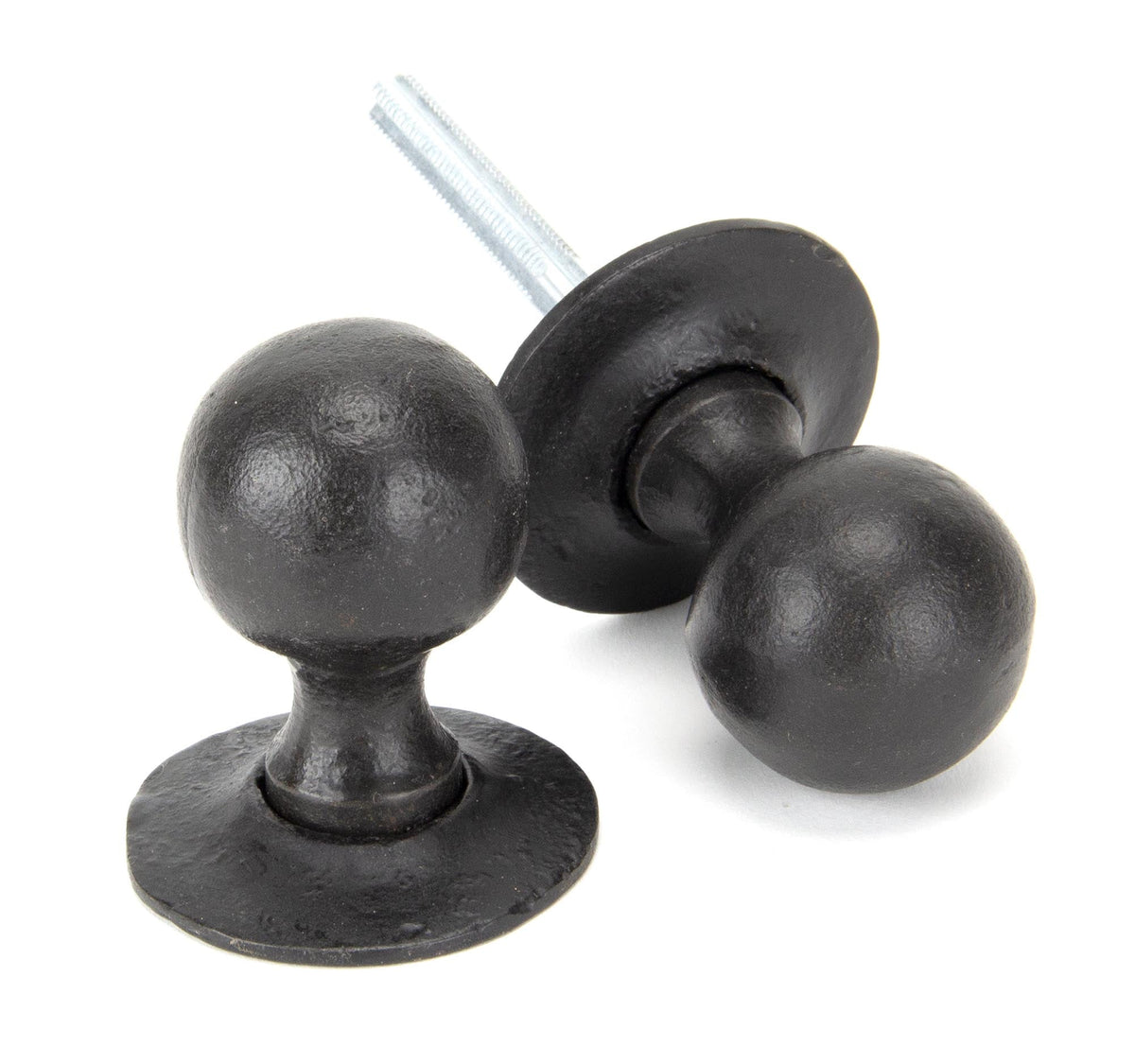 Round Mortice/Rim Knob Set by From The Anvil