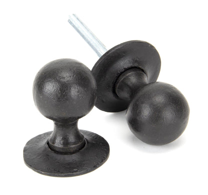 Round Mortice/Rim Knob Set by From The Anvil