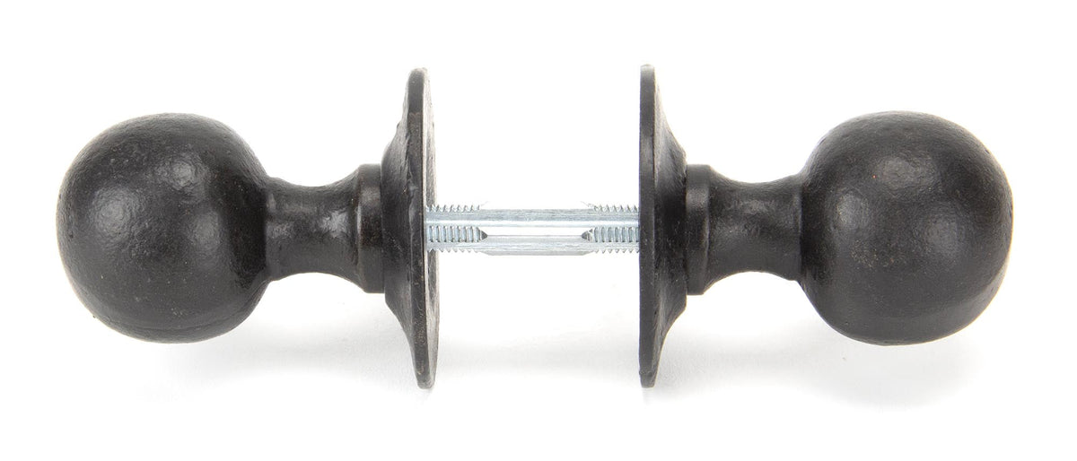 Round Mortice/Rim Knob Set by From The Anvil