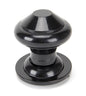From The Anvil's Black Regency Centre Door Knob