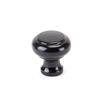 From The Anvil's Black Regency Cabinet Knob