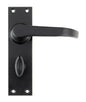 From The Anvil's Black Deluxe Lever Bathroom Set