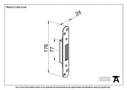 BZP Winkhaus Standard Hook Keep by From The Anvil