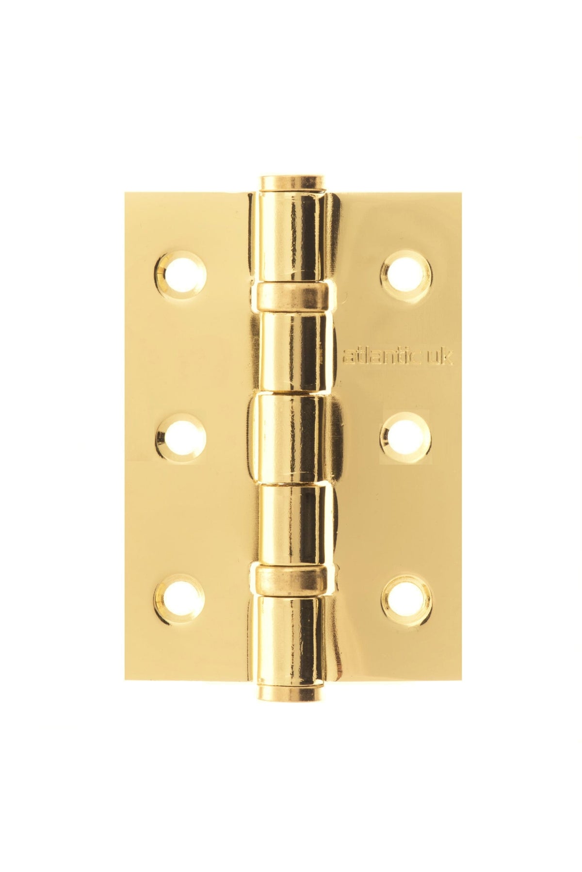 Atlantic Ball Bearing Hinges - Polished Brass - 3" x 2" x 2mm