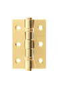 Atlantic Ball Bearing Hinges - Polished Brass - 3" x 2" x 2mm