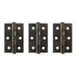 Atlantic CE Fire Rated Grade 7 Ball Bearing Hinges 3" x 2" x 2mm set of 3 - Urban Dark Bronze