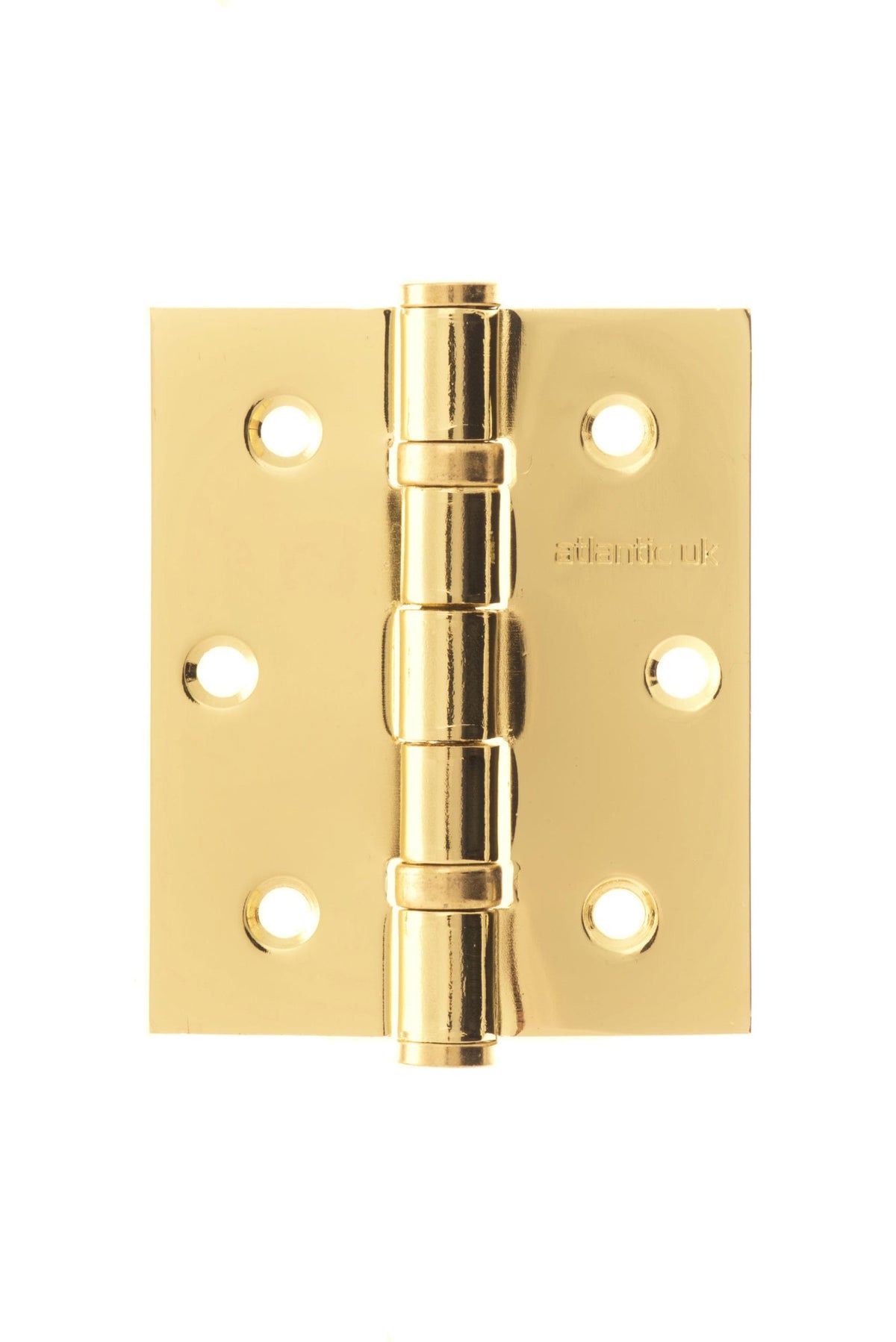 Atlantic Ball Bearing Hinges - Polished Brass - 3" x 2.5" x 2.5mm