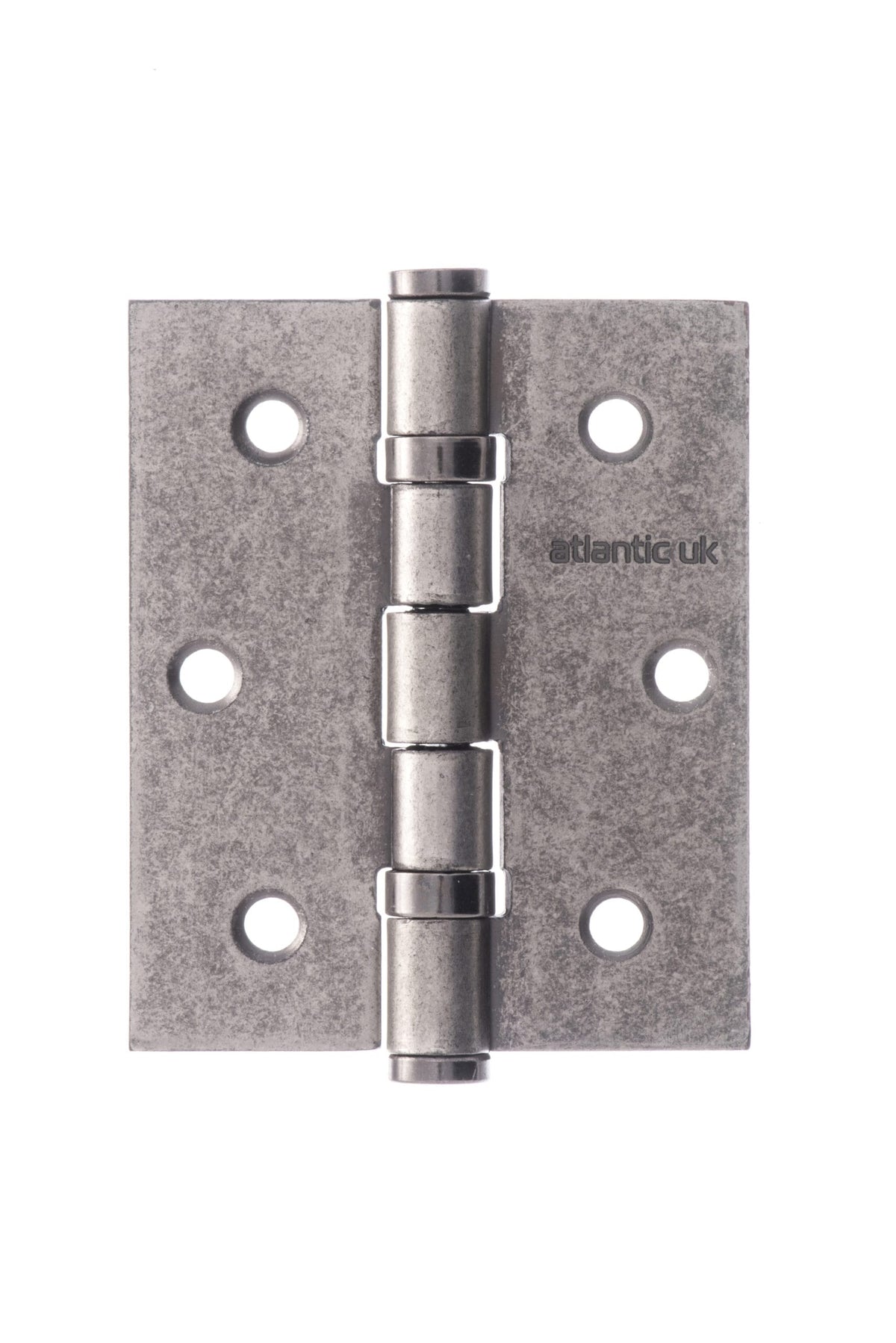 Atlantic Ball Bearing Hinges - Distressed Silver - 3" x 2.5" x 2.5mm