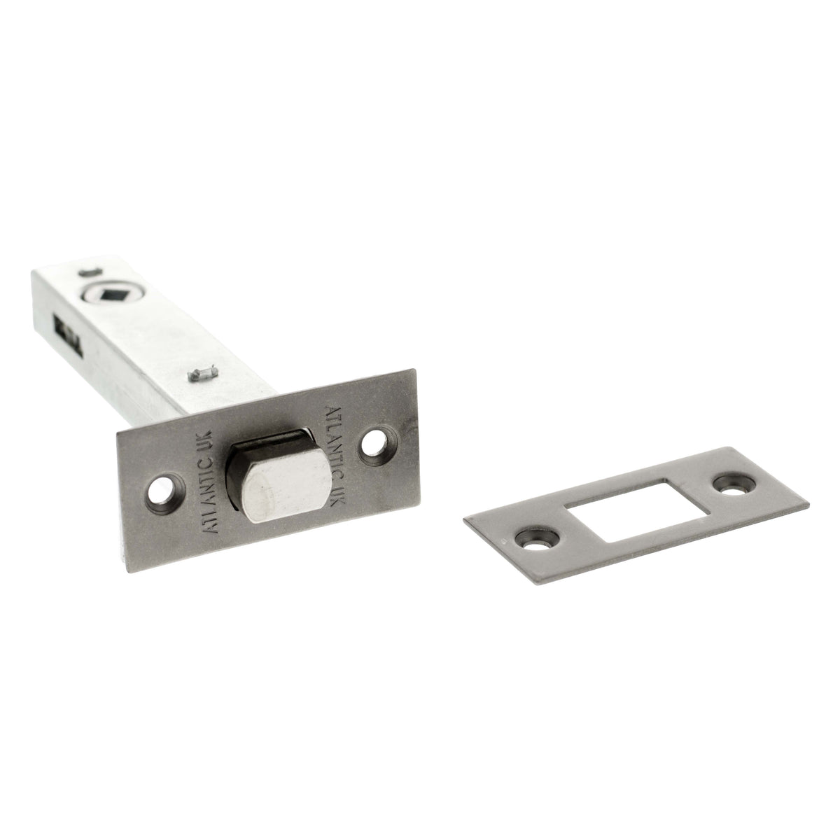 Atlantic Tubular Deadbolt - Distressed Silver - 4"