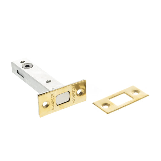 Atlantic Tubular Deadbolt 4" - Raw Brass - Default