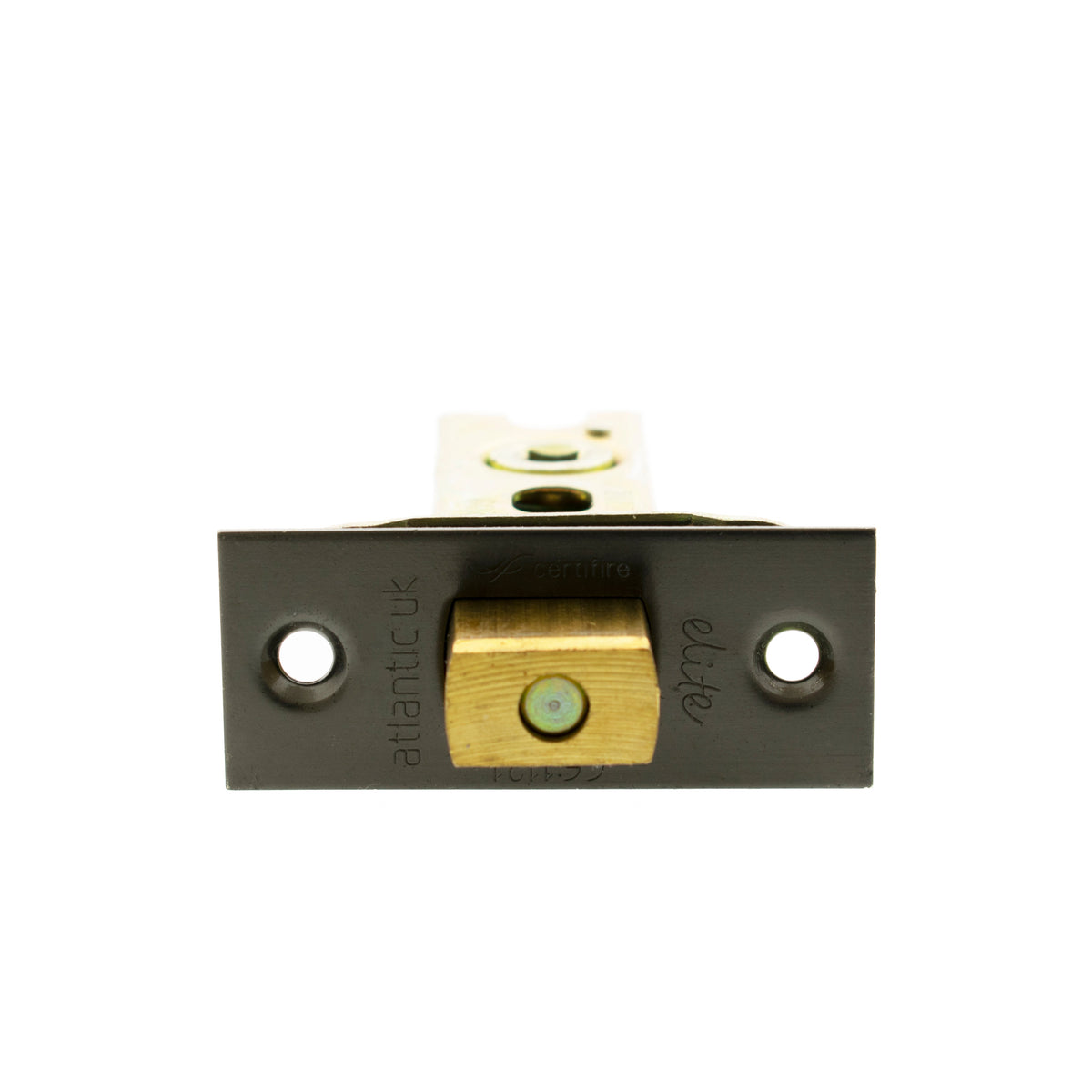 Atlantic Fire-Rated CE Marked Bolt Through Tubular Deadbolt - Black Nickel - 2.5"