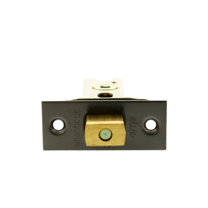 Atlantic Fire-Rated CE Marked Bolt Through Tubular Deadbolt - Black Nickel - 2.5"