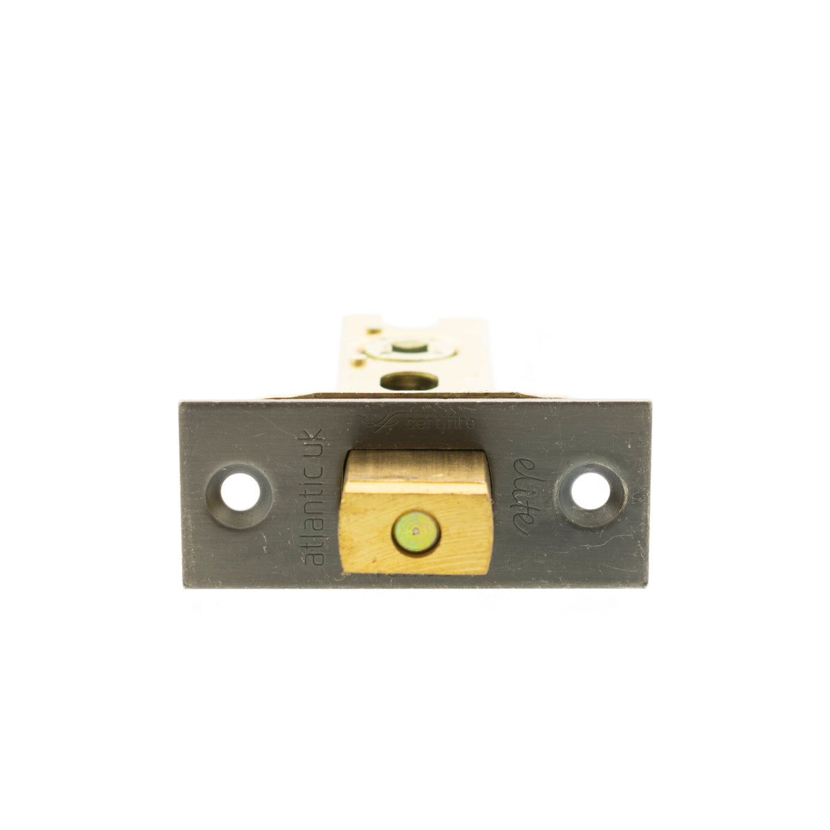 Atlantic Fire-Rated CE Marked Bolt Through Tubular Deadbolt - Distressed Silver - 2.5"